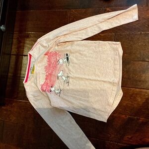 Long sleeve Snoopy Peanuts shirt Girls 12